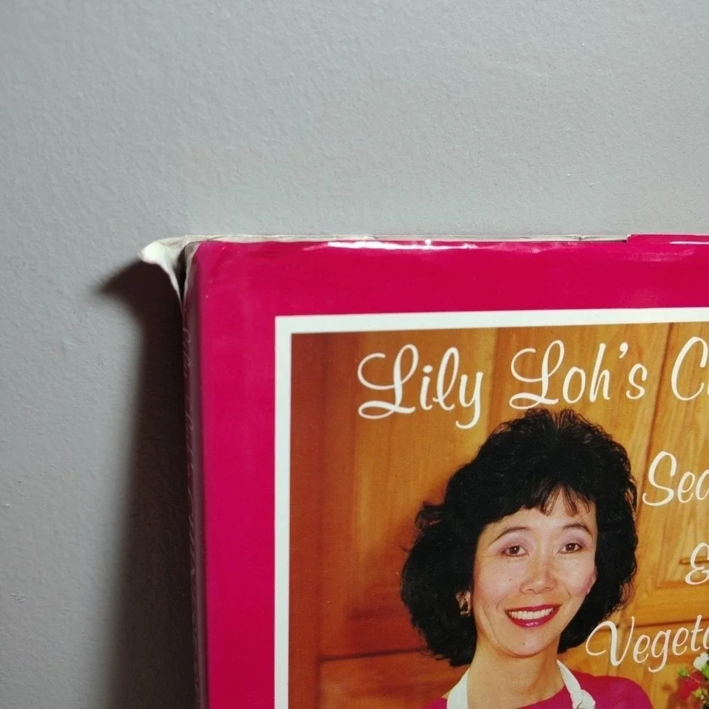Lily‎ Loh's Chinese Seafood and Vegetables - 1st ED HC cookbook SIGNED! 1991 1st
